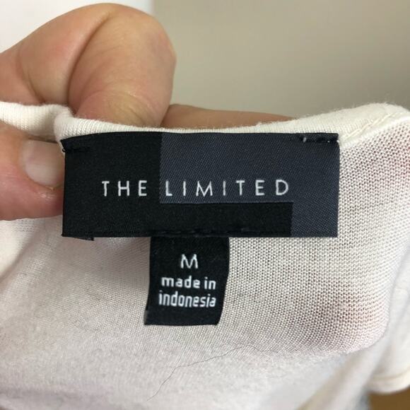 The Limited white black tank top size medium - Picture 5 of 5